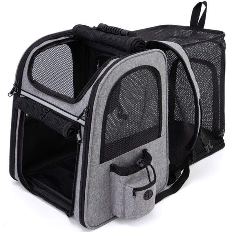 Transportrucksack - Trag mich, Mensch! Ich bin flauschig und das ist Grund genug