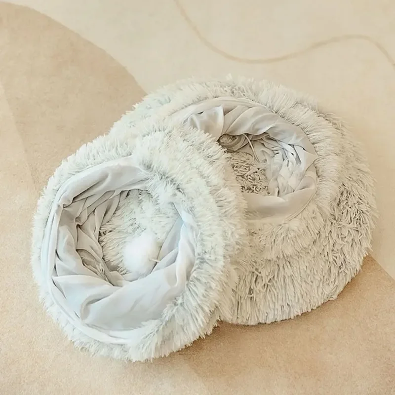 Bett mit Tunnel - Sieht aus wie Zuckerwatte, funktioniert wie ein Schlafmagnet!