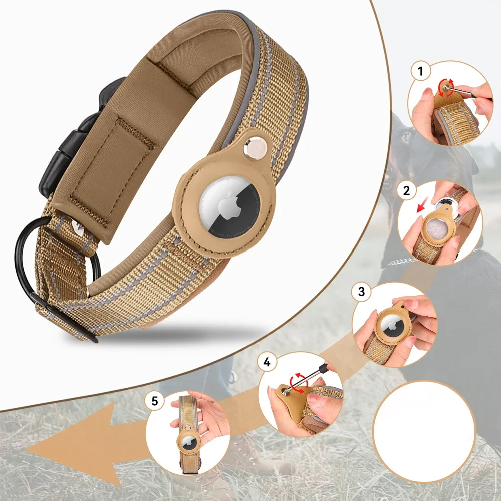 AirTag Halsband - Falls ich abhau, Siri kennt mein Versteck!