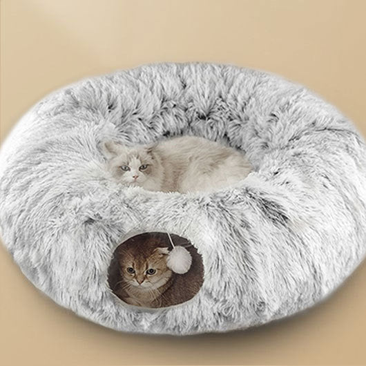 Bett mit Tunnel - Sieht aus wie Zuckerwatte, funktioniert wie ein Schlafmagnet!