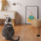 Standkatzenangel - Endlich! Ein Spielzeug, das länger überlebt als dein letzter Versuch, die Pflanze zu retten!"