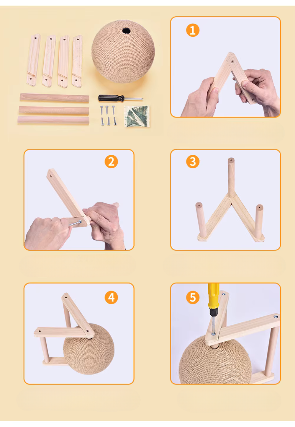 Kratzsisalball - Verwöhne deine Pfote und lass den Jäger in dir raus!