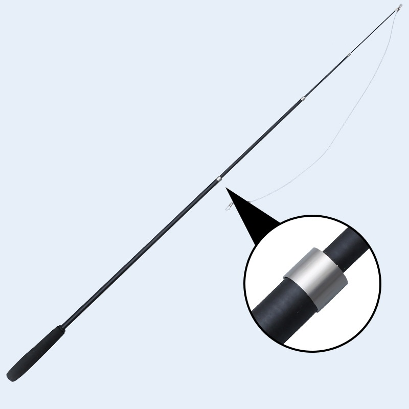 Teleskopangel mit 6 verschiedenen Aufsätzen - Für den ultimativen Reichweitenfang