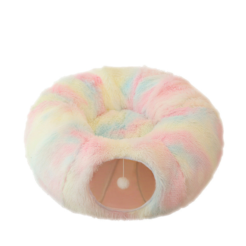 Bett mit Tunnel - Sieht aus wie Zuckerwatte, funktioniert wie ein Schlafmagnet!