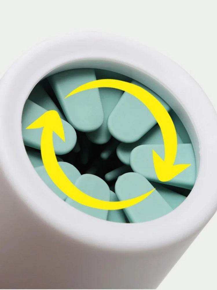 Pfotenreiniger - Wenn dein Freund ein Matsch-Künstler ist, ist unser Pfotenreiniger die Galerie