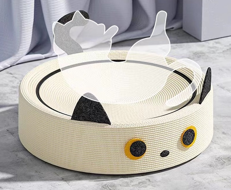 Runder Sisalkratzbrett - Kratz dich rundum wohl