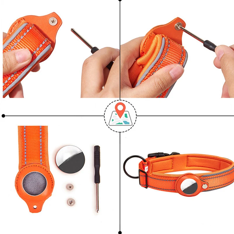 AirTag Halsband - Falls ich abhau, Siri kennt mein Versteck!