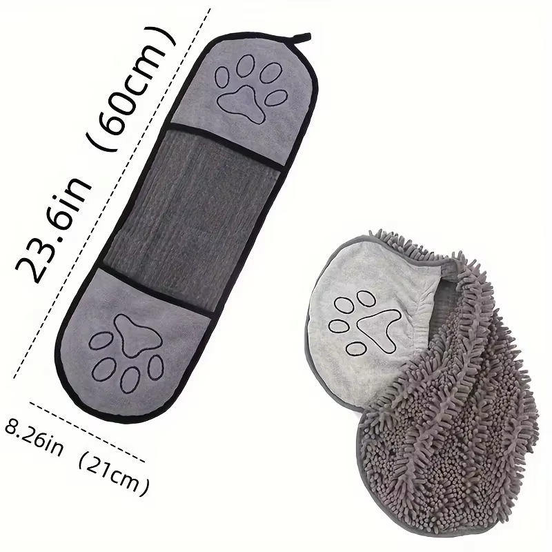 Hundehandtuch - Damit dein Hund sich schütteln kann, ohne dich neu zu frisieren!