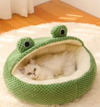 Froschbett - Deine Fellnase wählt den Modus: Panorama, Halbschatten oder Höhlenabenteuer!