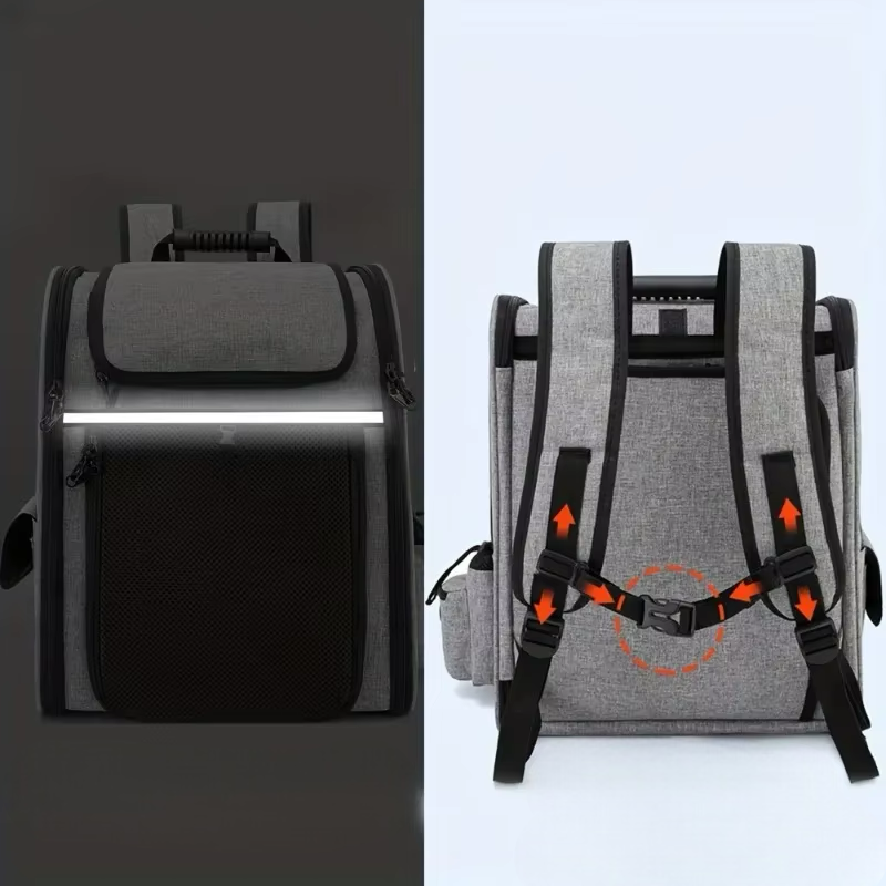 Transportrucksack - Trag mich, Mensch! Ich bin flauschig und das ist Grund genug