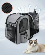 Transportrucksack - Trag mich, Mensch! Ich bin flauschig und das ist Grund genug