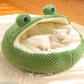 Froschbett - Deine Fellnase wählt den Modus: Panorama, Halbschatten oder Höhlenabenteuer!