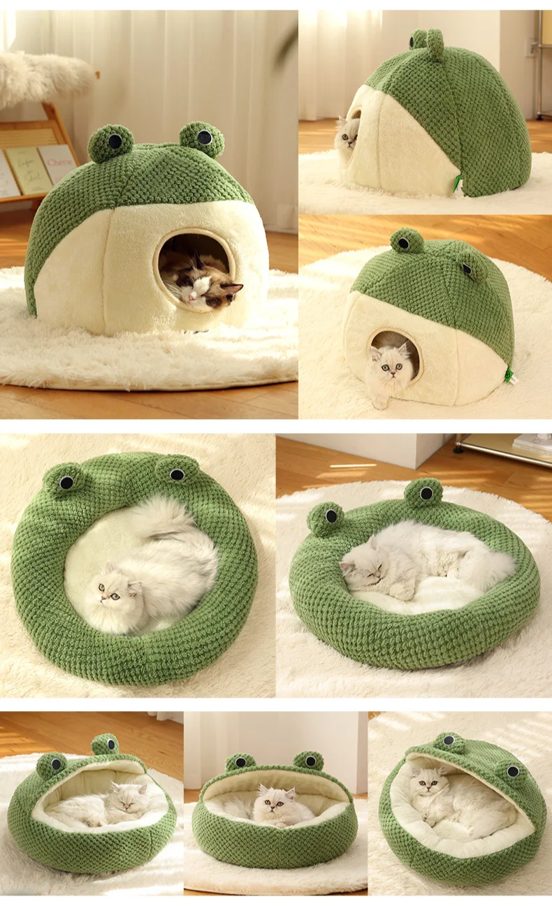 Froschbett - Deine Fellnase wählt den Modus: Panorama, Halbschatten oder Höhlenabenteuer!